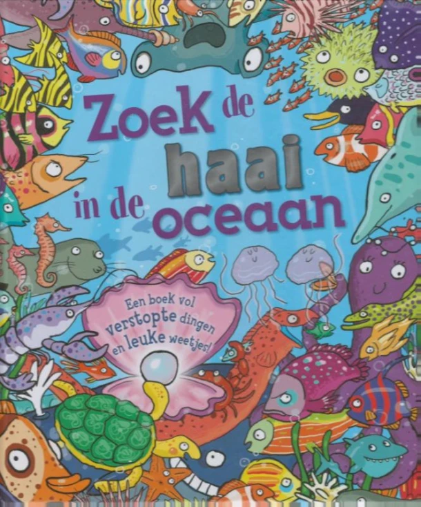 Zoek de haai in de oceaan – Stella Maidment – boek cover