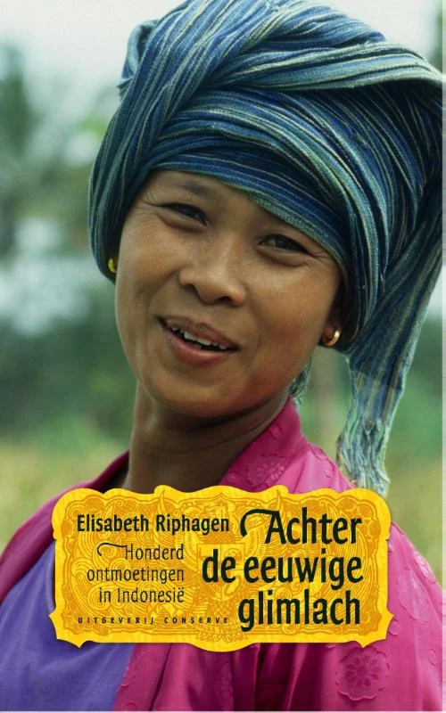 Achter de eeuwige glimlach – Elisabeth Riphagen – boek cover