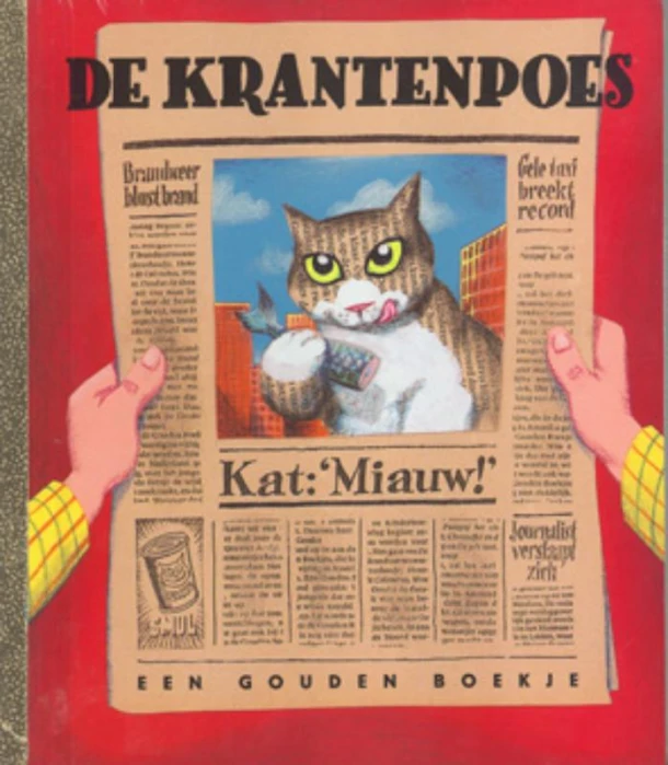 De krantenpoes – N. Denekamp – boek cover