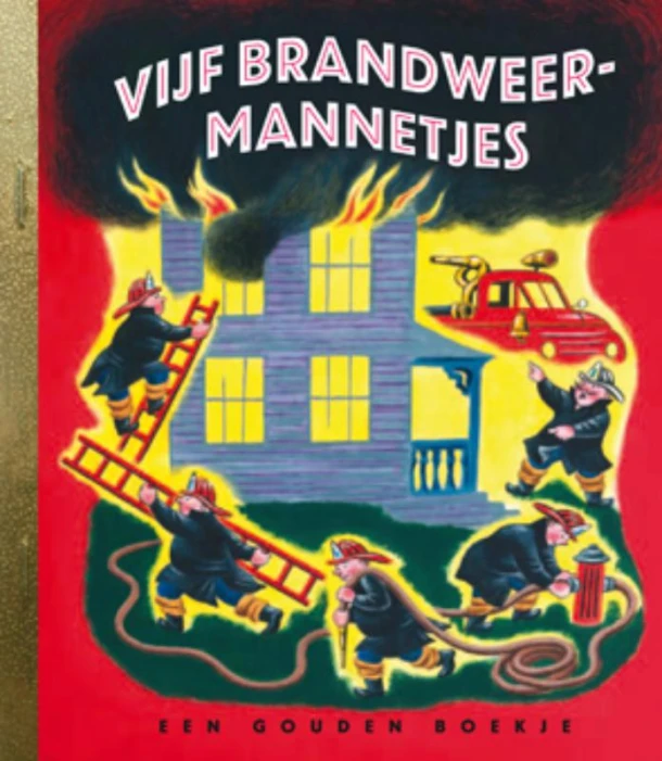 Vijf brandweermannetjes – M. Wise Brown – boek cover