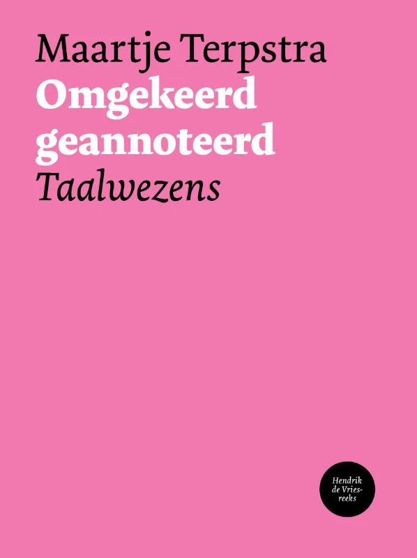 Omgekeerd geannoteerd – Maartje Terpstra – boek cover
