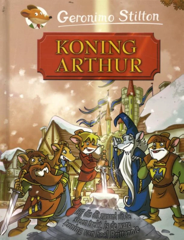 Koning Arthur – Geronimo Stilton – boek cover