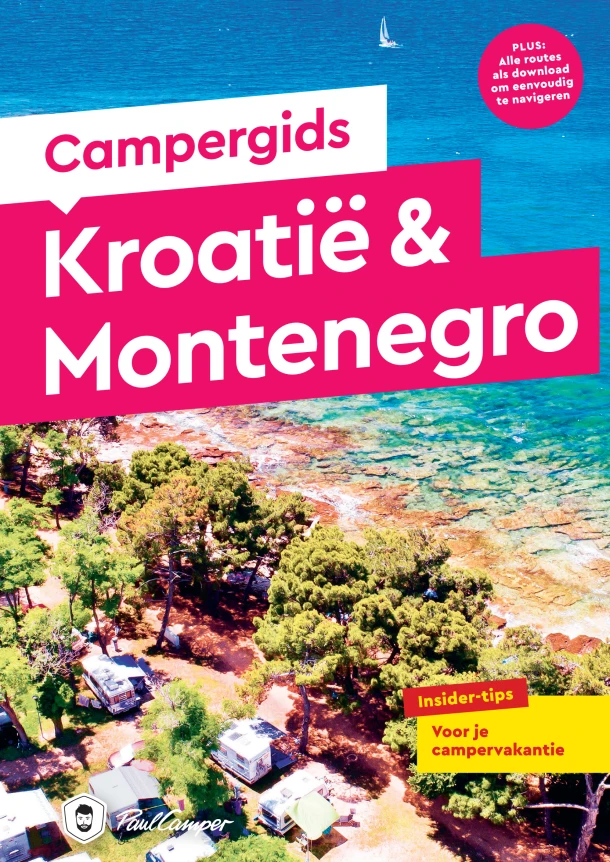 Campergids Kroatië & Montenegro – Mirko Kaupat – boek cover