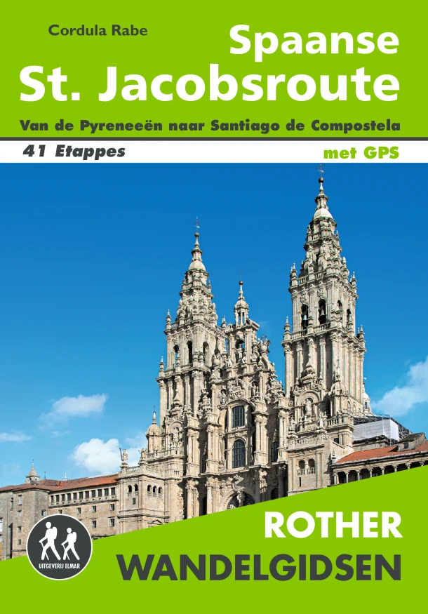 Rother wandelgids Spaanse St. Jacobsroute – Cordula Rabe – boek cover