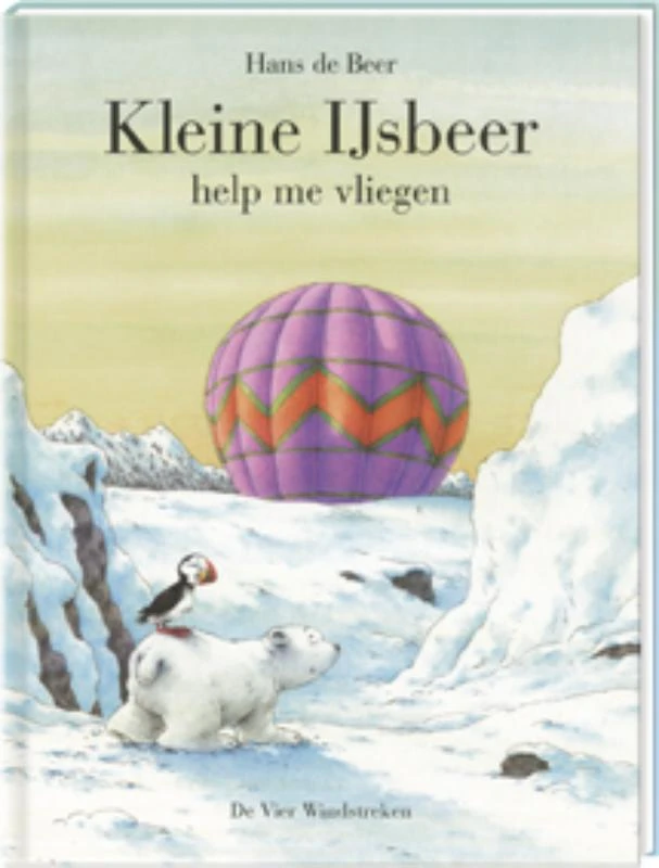 Kleine IJsbeer help me vliegen – Hans de Beer – boek cover