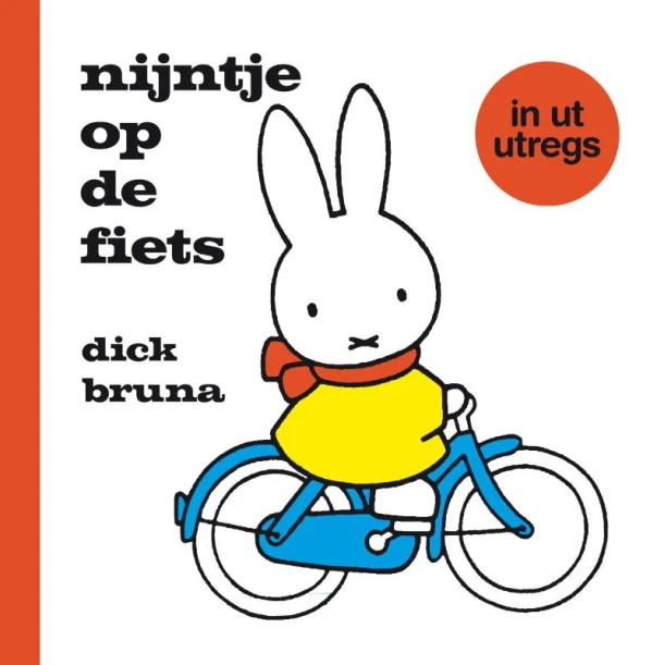 nijntje op de fiets in ut Utregs – Dick Bruna – boek cover