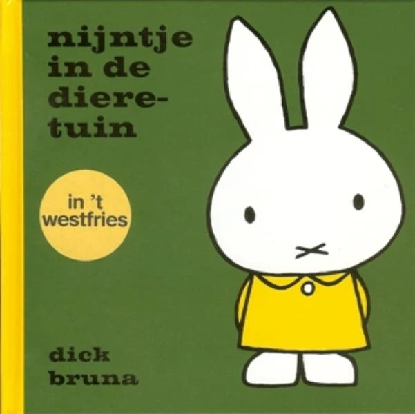 Nijntje in de dieretuin in't Westfries – Dick Bruna – boek cover