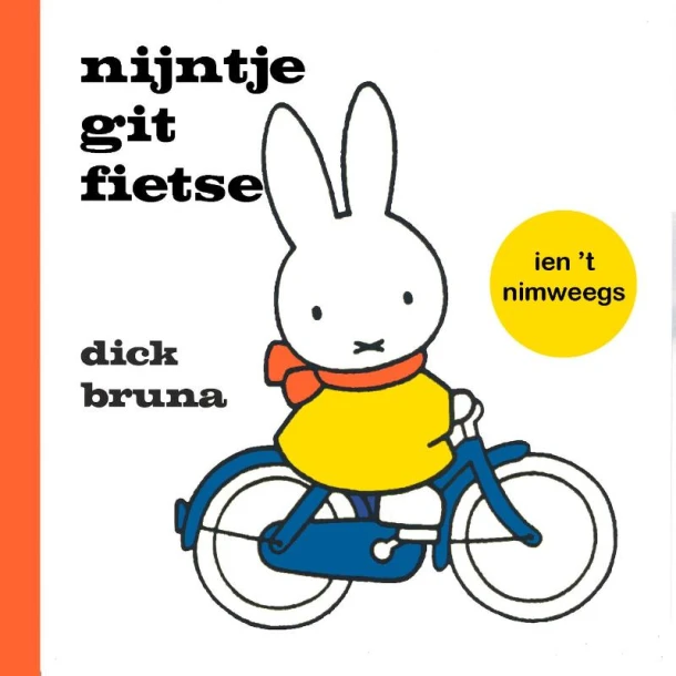 nijntje git fietse ien 't Nimweegs – Dick Bruna – boek cover