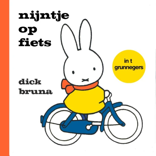 nijntje op fiets in t Grunnegers – Dick Bruna – boek cover