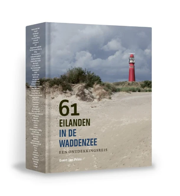 61 eilanden in de Waddenzee – Evert Jan Prins – boek cover