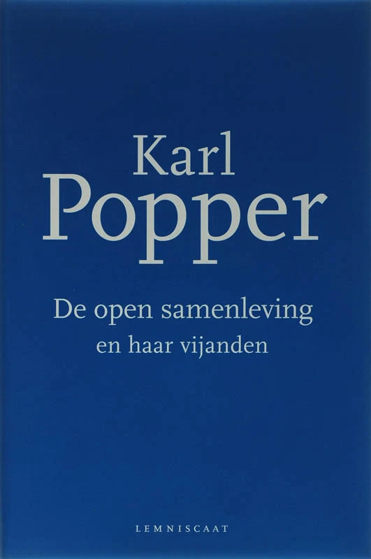 De open samenleving en haar vijanden – Karl Popper – boek cover