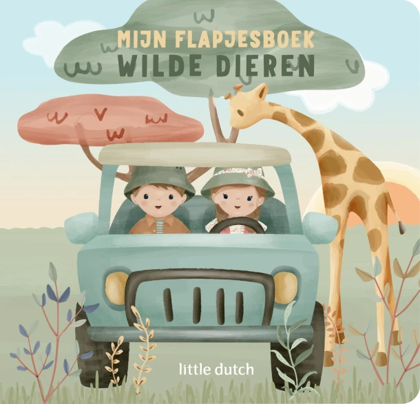 Mijn flapjesboek - Wilde dieren – Mercis Publishing – boek cover