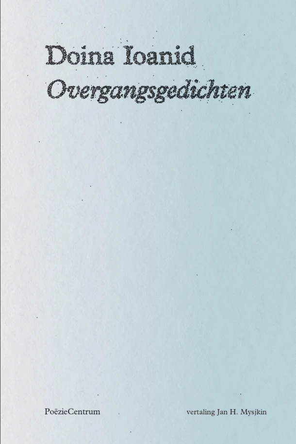 Overgangsgedichten – Doina Ioanid – boek cover
