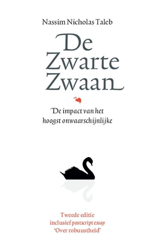 De zwarte zwaan – Nassim Nicholas Taleb – boek cover