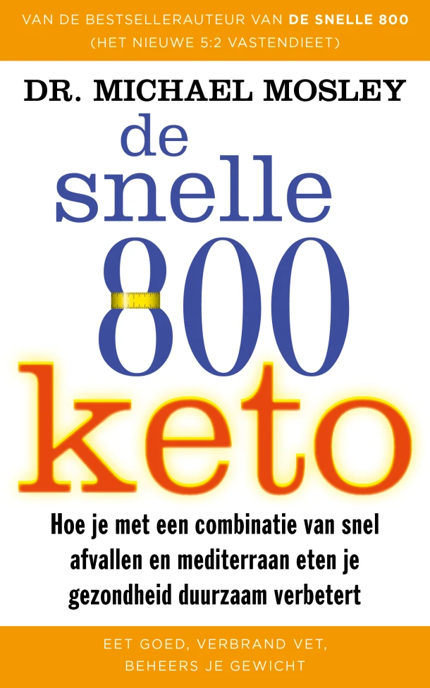 De Snelle 800 keto – Michael Mosley – boek cover