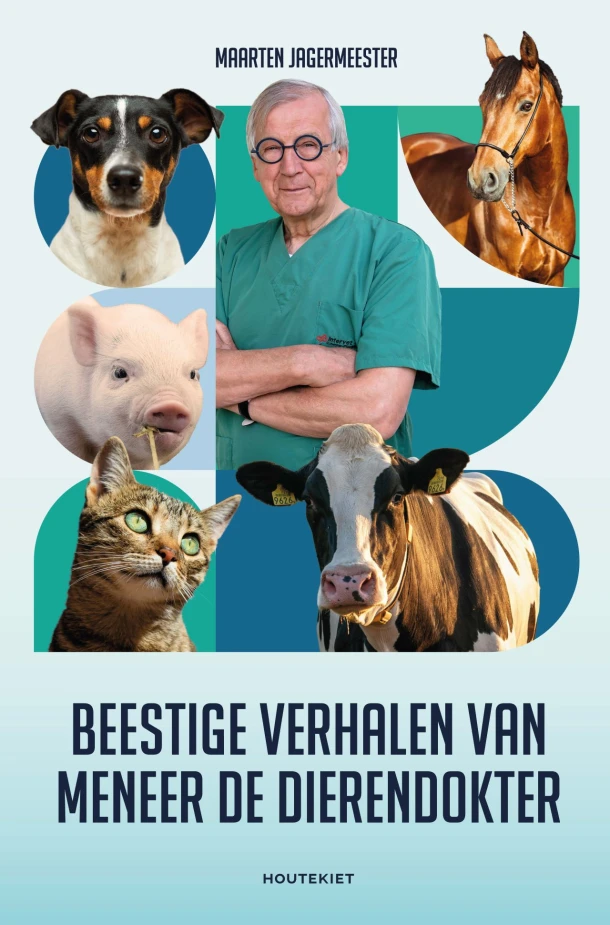 Beestige verhalen van meneer de dierendokter – Maarten Jagermeester – boek cover