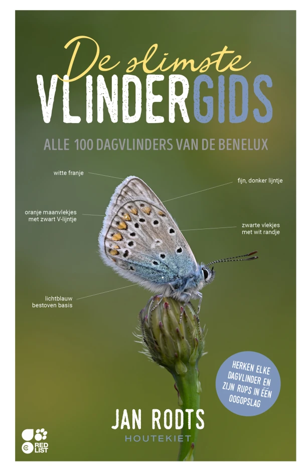 De slimste Vlindergids – Jan Rodts – boek cover