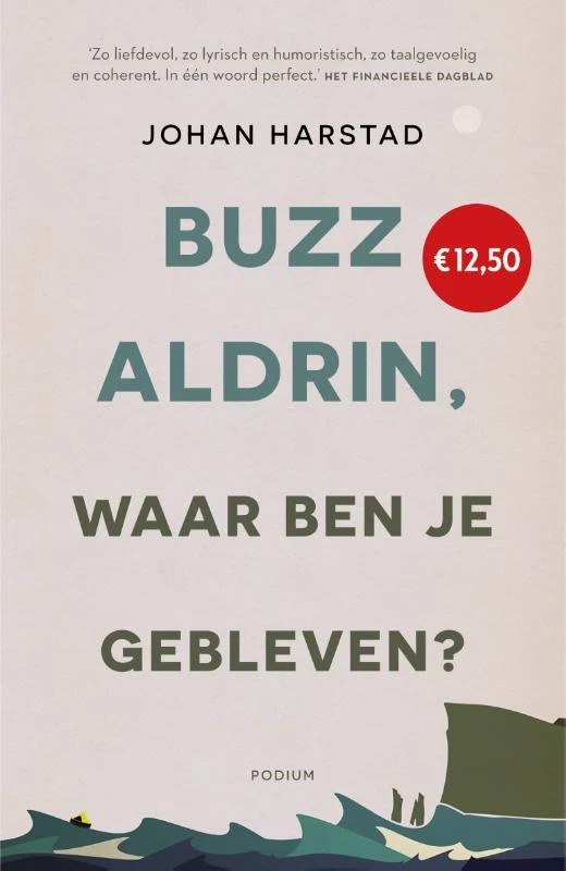 Buzz Aldrin, waar ben je gebleven? – Johan Harstad – boek cover