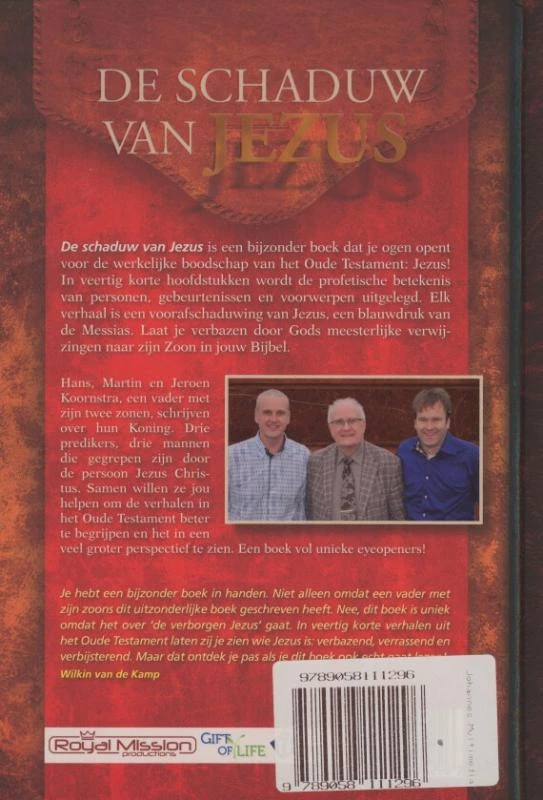 De schaduw van Jezus – Martin Koornstra – boek cover
