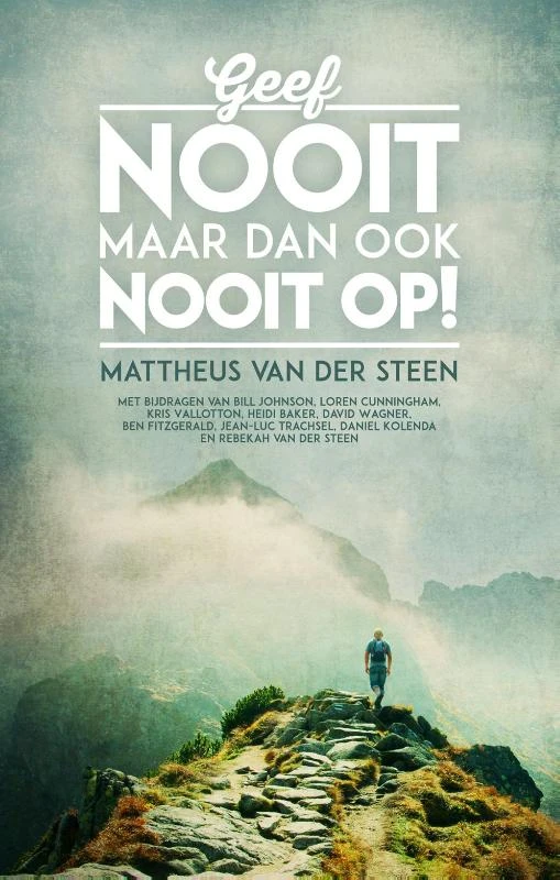 Geef nooit, maar dan ook nooit op! – Mattheus van der Steen – boek cover