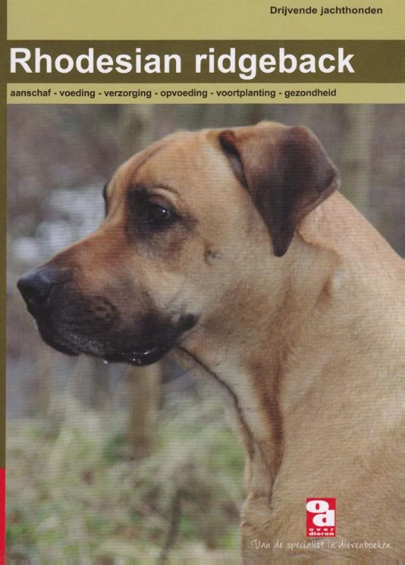 De Rhodesian ridgeback – boek cover