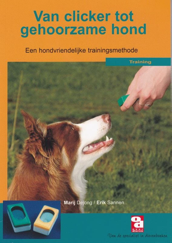 Van clicker tot gehoorzame hond – M. Dejong – boek cover