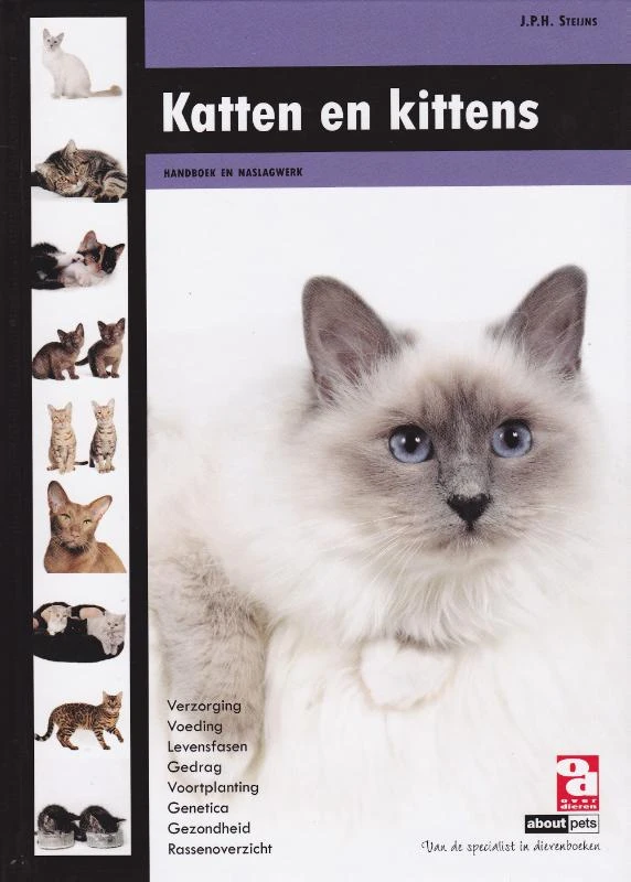 Katten en kittens – J.P.H. Steijns – boek cover
