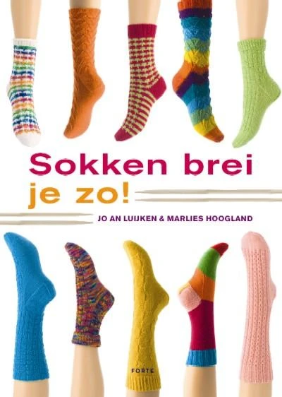 Sokken brei je zo! – J.A. Luijken – boek cover