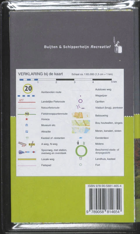 Alle fietsroutes in de regio Arnhem-Nijmegen – Bas van der Post – boek cover