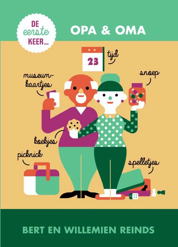 De eerste keer... opa & oma – Willemien Reinds – boek cover