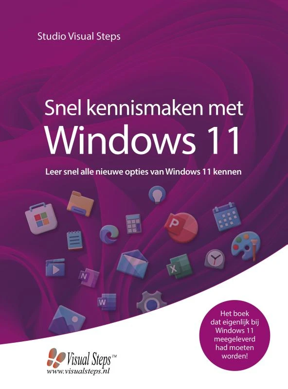 Snel kennismaken met Windows 11 – Studio Visual Steps – boek cover
