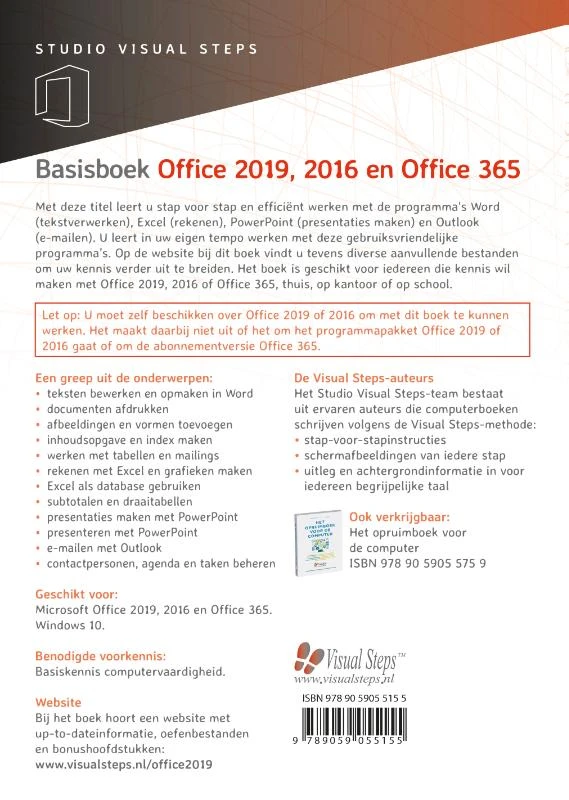 Basisboek Office 2019, 2016 en Office 365