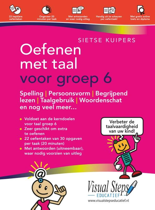Oefenen met taal voor groep 6 – Sietse Kuipers – boek cover