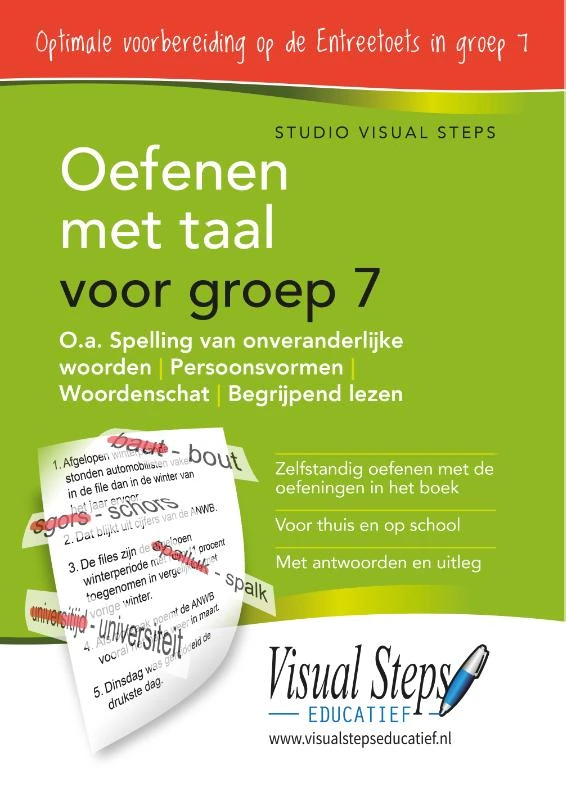 Oefenen met taal voor groep 7 – Sietse Kuipers – boek cover