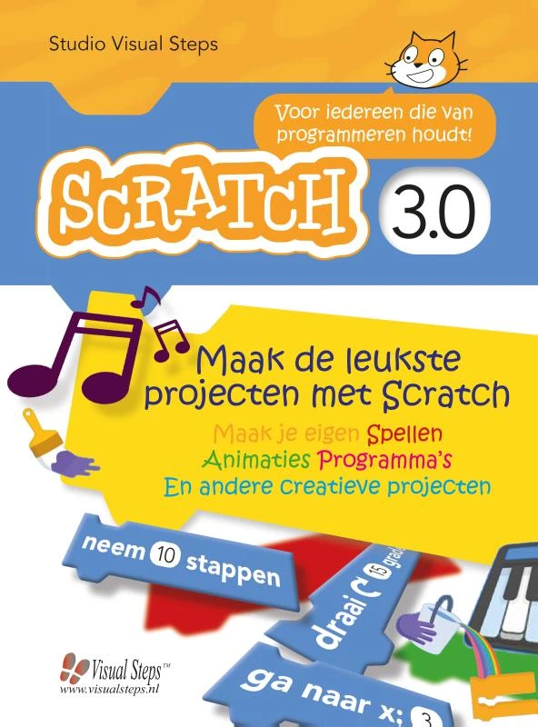 Scratch 3.0 – Studio Visual Steps – boek cover