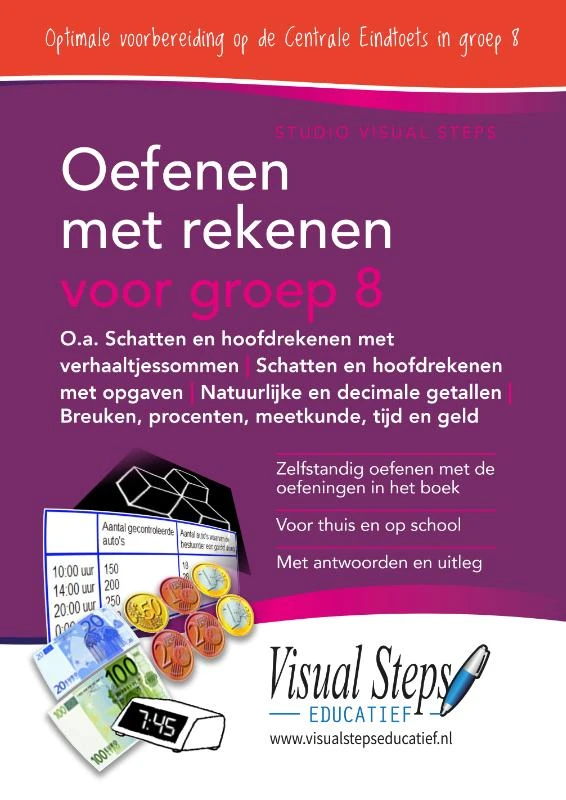 Oefenen met rekenen voor groep 8 – Sietse Kuipers – boek cover