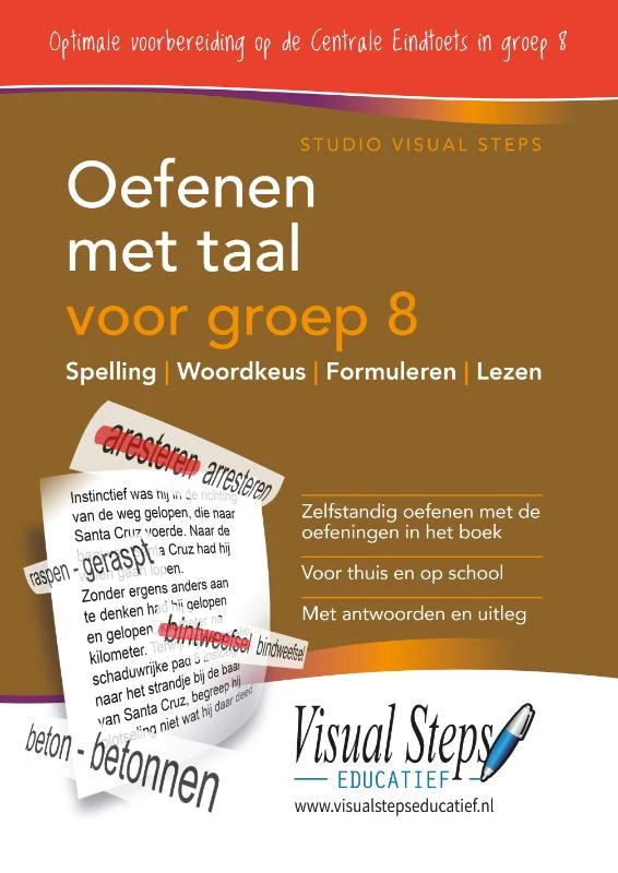 Oefenen met taal voor groep 8 – Sietse Kuipers – boek cover