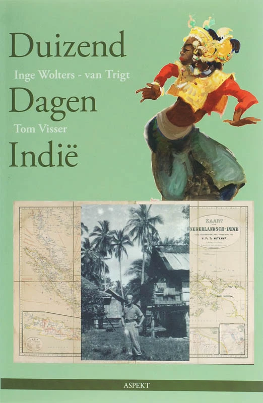 Duizend dagen Indie – I. Wolters - van Trigt – boek cover