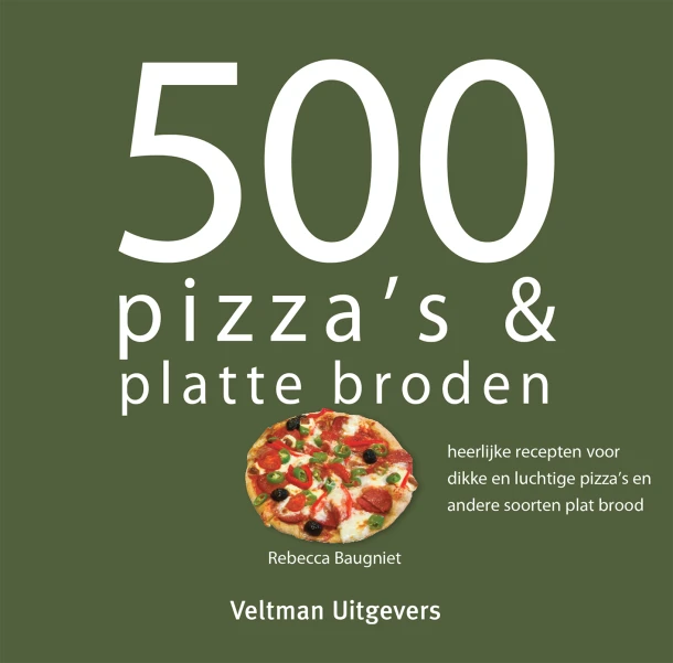 500 pizza‘s & platte broden – R. Baugniet – boek cover