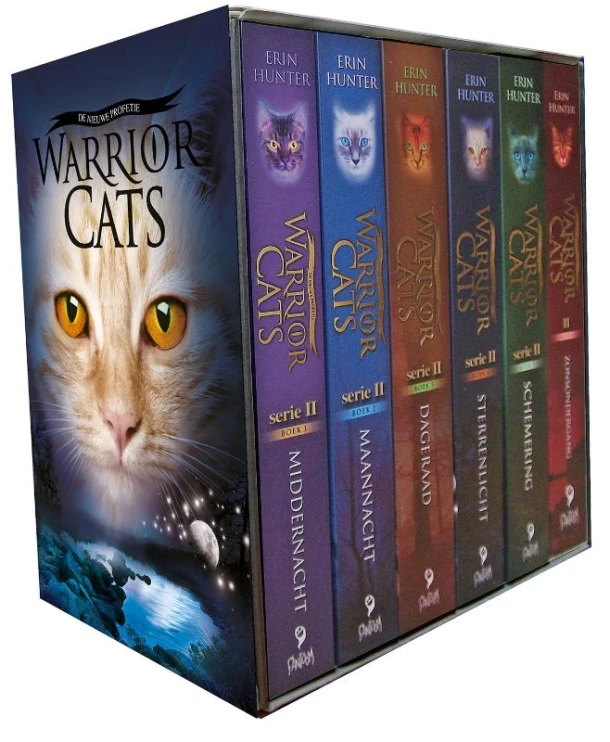 Warrior cats serie II cadeaubox 6 paperback boeken – Erin Hunter – boek cover