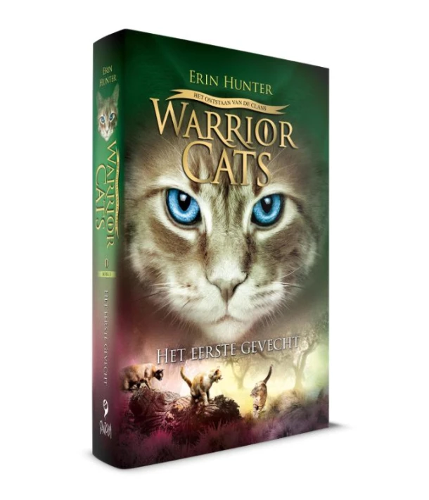 Het eerste gevecht – Erin Hunter – boek cover