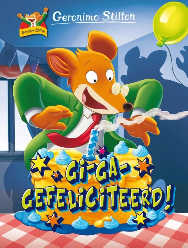 Gi-ga-gefeliciteerd! – Geronimo Stilton – boek cover