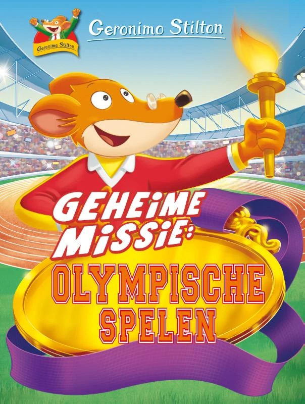 Geheime missie: Olympische Spelen – Geronimo Stilton – boek cover