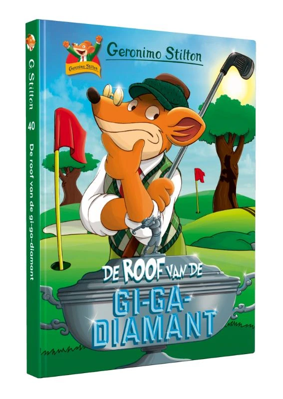 De roof van de gi-ga-diamant – Geronimo Stilton – boek cover