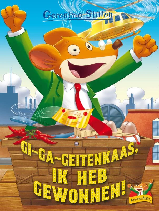 Gi-ga-geitenkaas, ik heb gewonnen! – Geronimo Stilton – boek cover