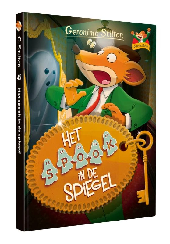 Het spook in de spiegel – Geronimo Stilton – boek cover