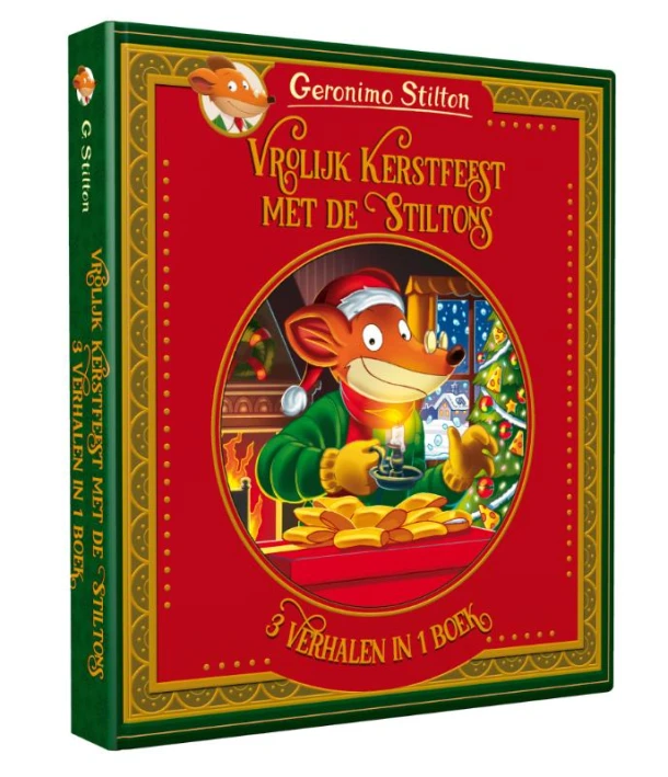 Vrolijk kerstfeest met de Stiltons – Geronimo Stilton – boek cover