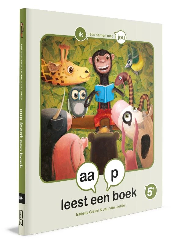 aap leest een boek – Isabelle Gielen – boek cover
