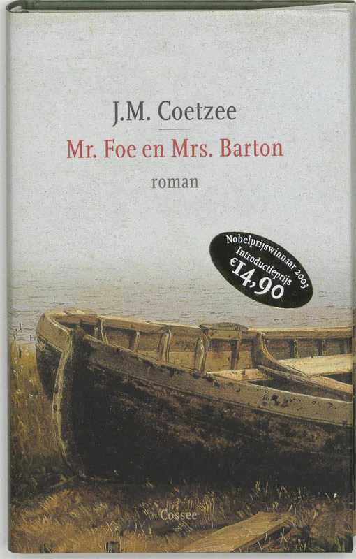 Mr. Foe en Mrs. Barton – J.M. Coetzee – boek cover