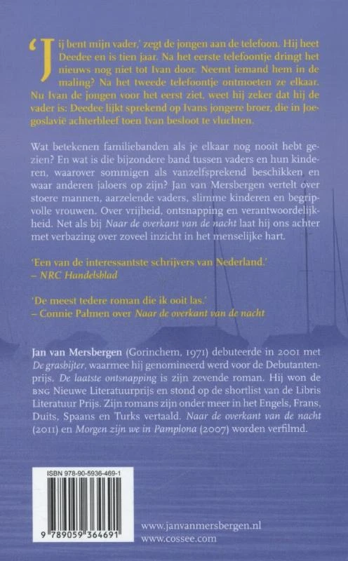 De laatste ontsnapping – Jan van Mersbergen – boek cover